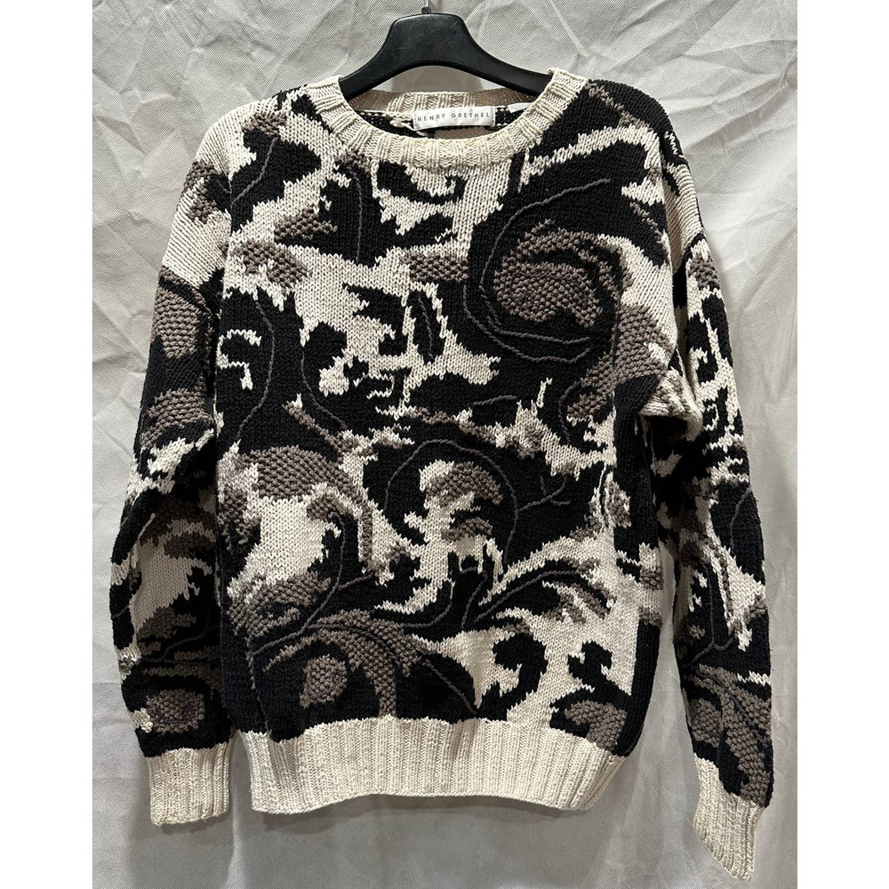Vintage Henry Grethel Cotton Sweater - Men's M